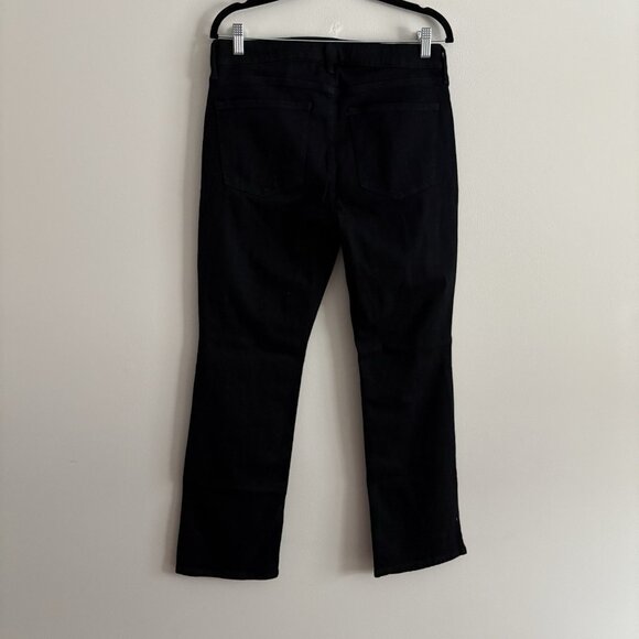 Old Navy Women 12 Black Denim Casual Grunge Mid-Rise Wow Boot-Cut Jeans NWT - Picture 7 of 10